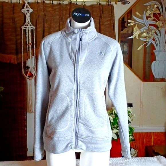 NORTHFACE WOMANS‎ Fluffy Fleece Jacket sz M - Picture 1 of 10